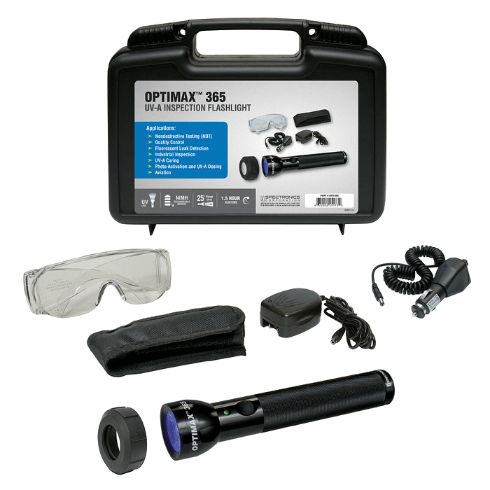 OPTIMAX-365紫外線探傷燈套裝 Spectroline-Optimax-365套裝