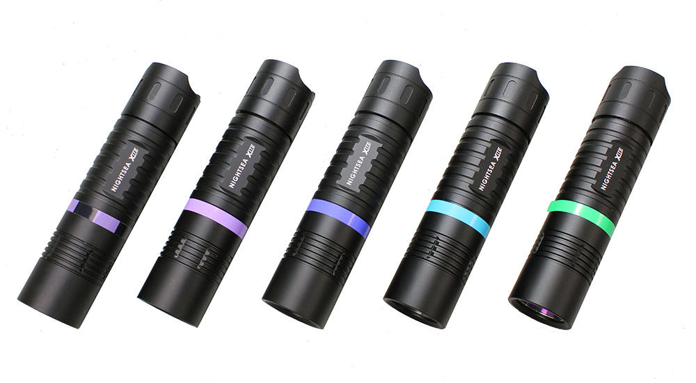 Xite flashlights – 5 excitation wavelengths Xite flashlights